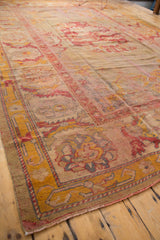 8.5x13 Vintage Fragment Oushak Carpet // ONH Item sm001349 Image 11