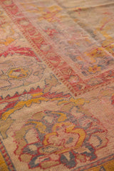 8.5x13 Vintage Fragment Oushak Carpet // ONH Item sm001349 Image 12
