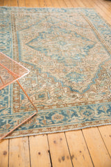 Vintage Distressed Heriz Carpet