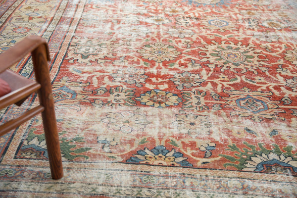 10.5x13 Antique Distressed Mahal Carpet // ONH Item sm001352 Image 3
