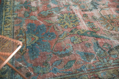 10.5x13.5 Vintage Distressed Mahal Carpet // ONH Item sm001355 Image 5