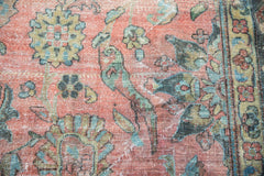 10.5x13.5 Vintage Distressed Mahal Carpet // ONH Item sm001355 Image 8