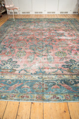 10.5x13.5 Vintage Distressed Mahal Carpet // ONH Item sm001355 Image 9