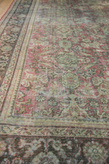 10.5x13.5 Vintage Distressed Mahal Carpet // ONH Item sm001356 Image 6