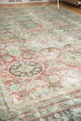 10.5x14 Vintage Distressed Mahal Carpet // ONH Item sm001357 Image 9