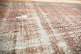 Antique Malayer runner's distressed texture, faded mir boteh, and worn foundation.