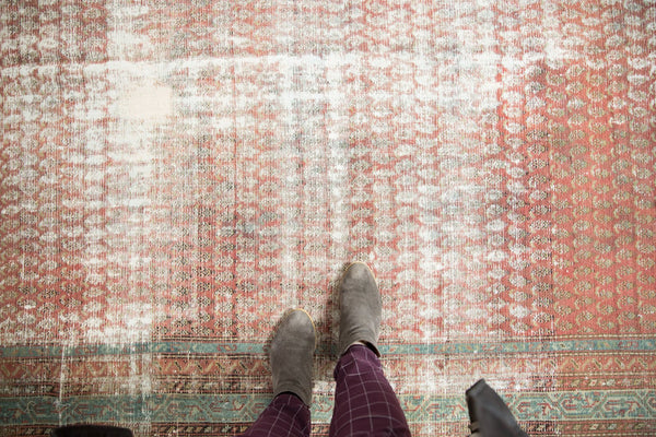 Antique Distressed Malayer Rug Runner