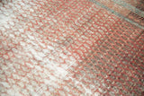 Distressed antique Malayer rug runner showcasing worn pile and mir boteh pattern.