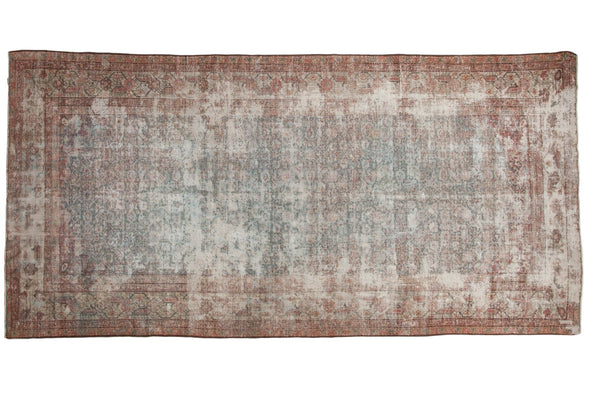 6'2" x 12'3" Vintage Distressed Mahal Rug Runner / Item sm001363 image 1