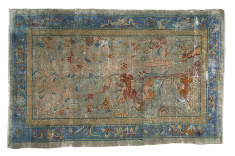 4'4" x 6'6" Antique Distressed Peking Rug / Item sm001370 image 1