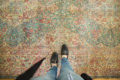 10x16 Vintage Distressed Kerman Carpet // ONH Item sm001374 Image 1