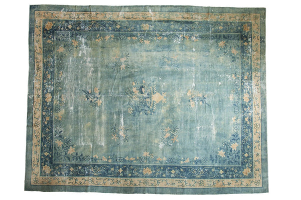 9'9" x 12'5" Antique Distressed Peking Carpet / Item sm001375 image 1