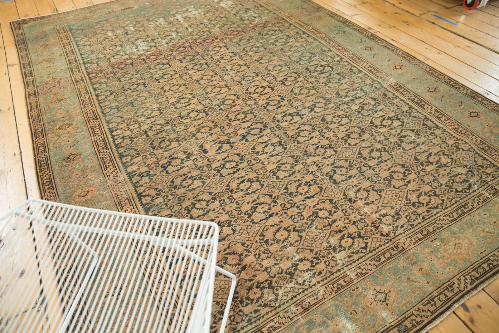 7x10 Vintage Distressed Malayer Carpet // ONH Item sm001377 Image 1