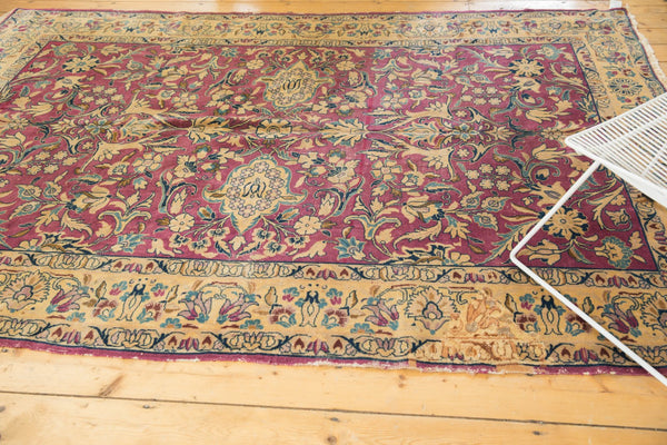 6x9.5 Vintage Lilihan Carpet // ONH Item sm001380 Image 4