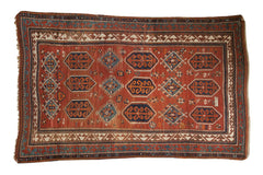 5.5x8.5 Vintage Kazak Carpet // ONH Item sm001381