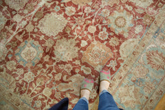 9.5x12.5 Vintage Distressed Tabriz Carpet // ONH Item sm001388 Image 2