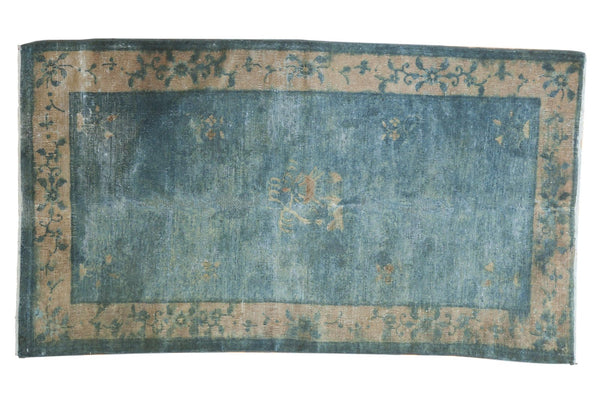3'5" x 6'2" Vintage Distressed Peking Rug / Item sm001406 image 1