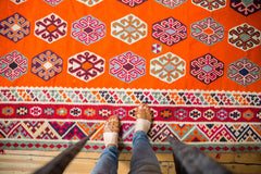  Vintage Caucasian Kilim Carpet / Item sm001407 image 2