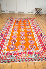  Vintage Caucasian Kilim Carpet / Item sm001407 image 8