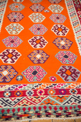  Vintage Caucasian Kilim Carpet / Item sm001407 image 9
