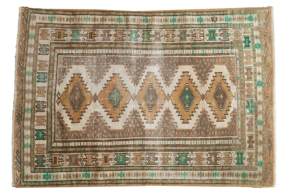 Vintage Distressed Jaldar Rug