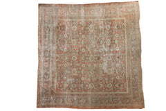 10x10.5 Vintage Distressed Mahal Square Carpet // ONH Item sm001415