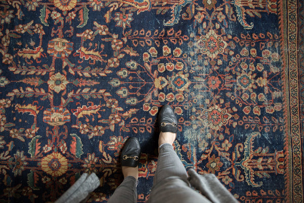 Antique Fragment Mahal Carpet