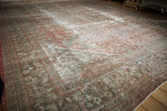 12x13.5 Vintage Distressed Mahal Square Carpet // ONH Item sm001426 Image 2