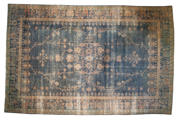 8'1" x 12'5" Vintage Distressed Sparta Carpet / Item sm001427 image 1