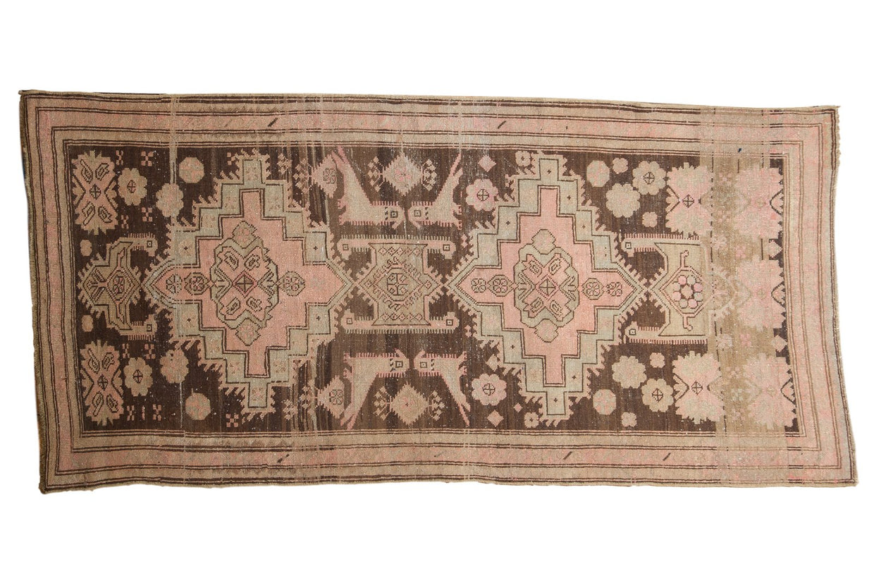 4x8 Antique Distressed Karabagh Rug Runner // ONH Item sm001429