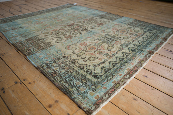 5x6.5 Vintage Distressed Hamadan Rug // ONH Item sm001430 Image 2