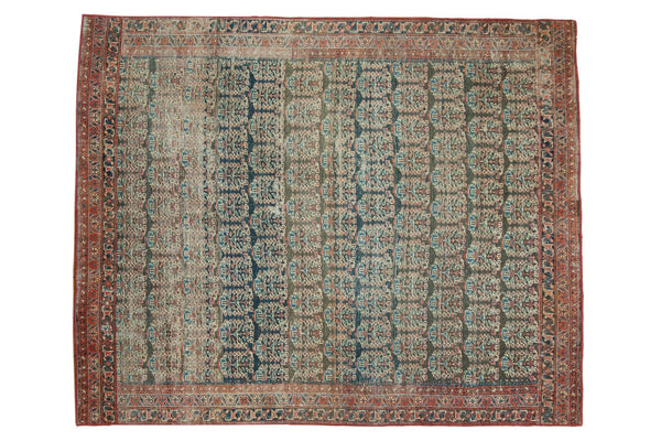5x6 Antique Fragment Heriz Square Rug // ONH Item sm001433