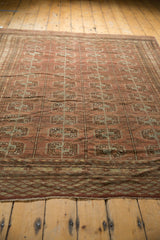 5.5x7.5 Vintage Distressed Afghan Bokhara Carpet // ONH Item sm001437 Image 4