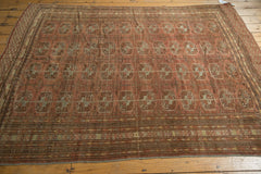 5.5x7.5 Vintage Distressed Afghan Bokhara Carpet // ONH Item sm001437 Image 6