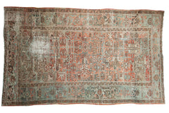 5.5x9.5 Vintage Distressed Mehrivan Carpet // ONH Item sm001438