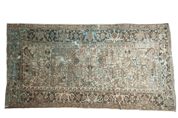 4.5x9 Vintage Distressed Mehrivan Rug Runner // ONH Item sm001439