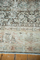  Vintage Distressed Mahal Square Carpet / Item sm001443 image 9