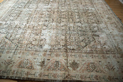  Vintage Distressed Mahal Square Carpet / Item sm001443 image 14