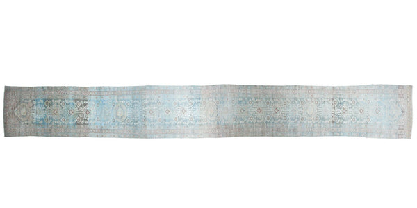 3' x 22'10" Vintage Distressed Hamadan Rug Runner / Item sm001446 image 1