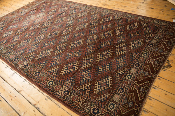 6.5x11 Antique Turkmen Carpet // ONH Item sm001447 Image 2