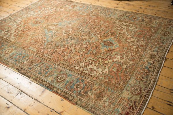  Vintage Distressed Heriz Carpet / Item sm001448 image 9