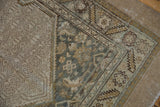Even wear to knot heads showing the intricate texture of a distressed vintage Serab rug.