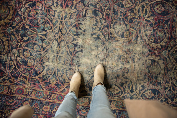 9x12 Vintage Yezd Carpet // ONH Item sm001451 Image 1