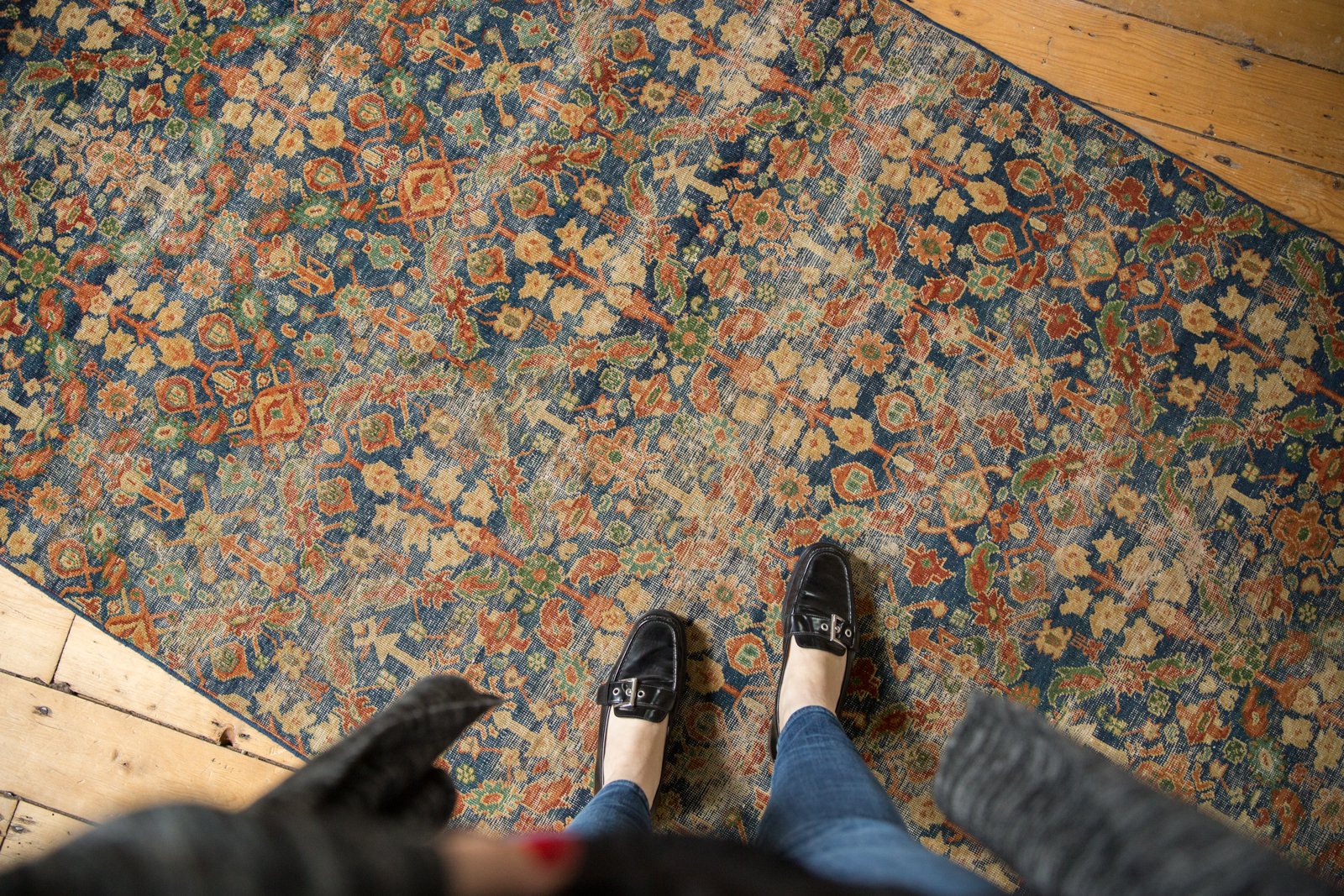  Vintage Fragment Laristan Rug Runner / Item sm001455 image 2