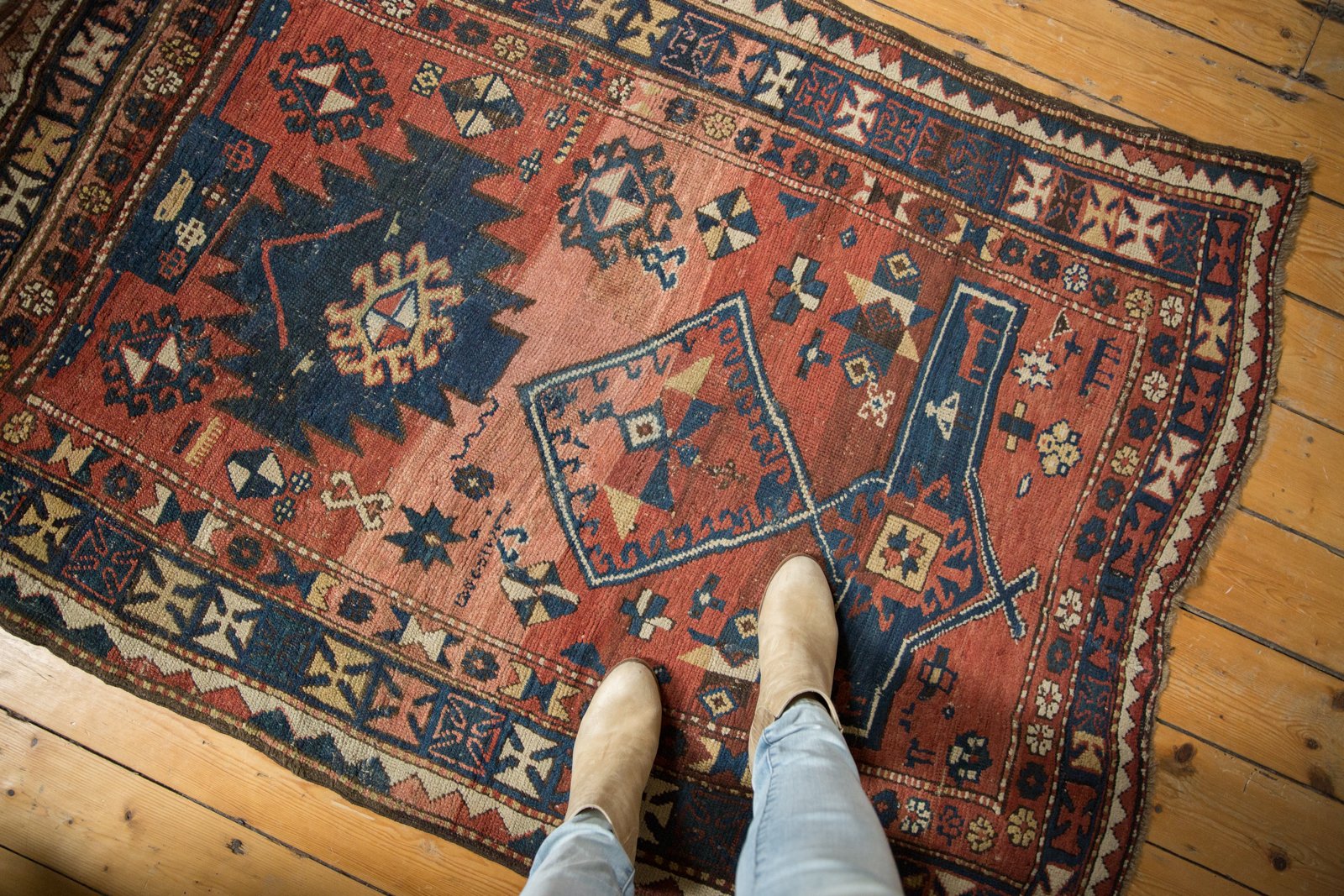 4x6 Antique Caucasian Rug // ONH Item sm001456 Image 1