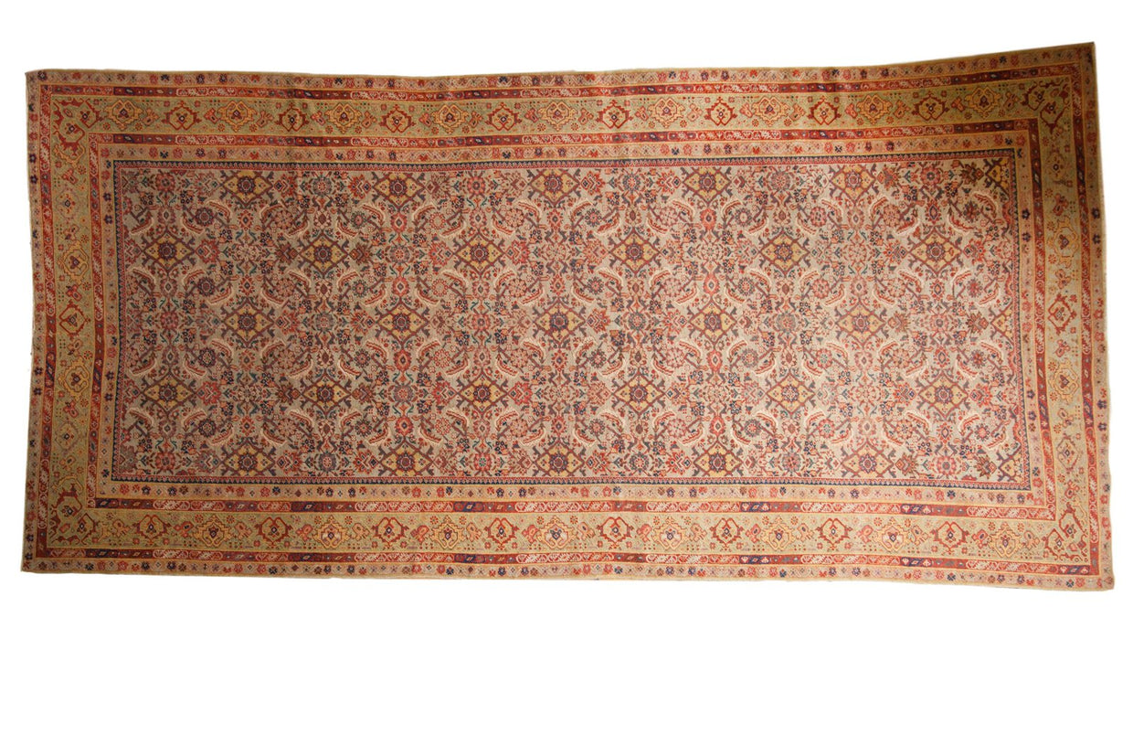6.5x12.5 Antique Distressed Malayer Rug Runner // ONH Item sm001458