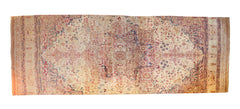 9.5x25.5 Antique Fragment Kermanshah Carpet // ONH Item sm001462