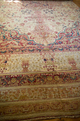 9.5x25.5 Antique Fragment Kermanshah Carpet // ONH Item sm001462 Image 7