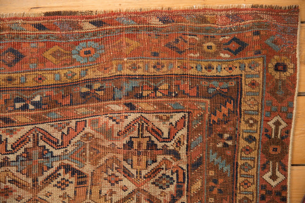 4x4.5 Antique Afshar Square Rug // ONH Item sm001468 Image 6