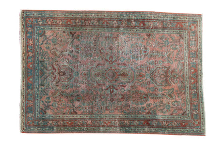 3.5x5 Vintage Distressed Sarouk Rug // ONH Item sm001472